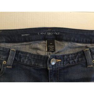 Lane Bryant Plus size skinny jeans 24R Very Nice